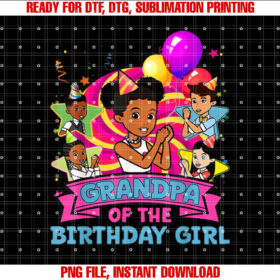 Grandpa Gracies Corner Birthday Shirt Dolls Cute Party Shirt PNG, DTF, DTG, Sublimation Design