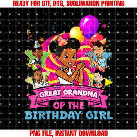 Great Grandma Gracies Corner Birthday Shirt Dolls Cute Shirt PNG, DTF, DTG, Sublimation Design