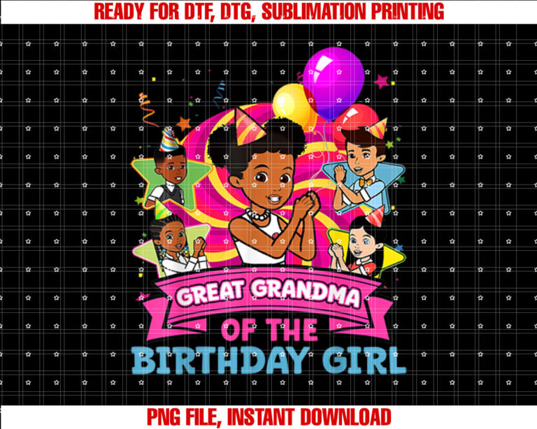 Great Grandma Gracies Corner Birthday Shirt Dolls Cute Shirt PNG, DTF, DTG, Sublimation Design