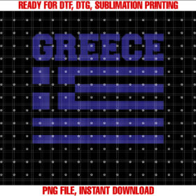 Greece Independence Day Greek Flag Heart Kids Toddler Boys Shirt PNG, DTF, DTG, Sublimation Design