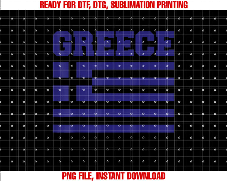 Greece Independence Day Greek Flag Heart Kids Toddler Boys Shirt PNG, DTF, DTG, Sublimation Design