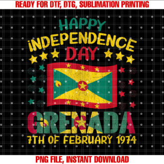 Grenada Independence Day Grenadian 51st Pride Grenada Flag Shirt PNG, DTF, DTG, Sublimation Design