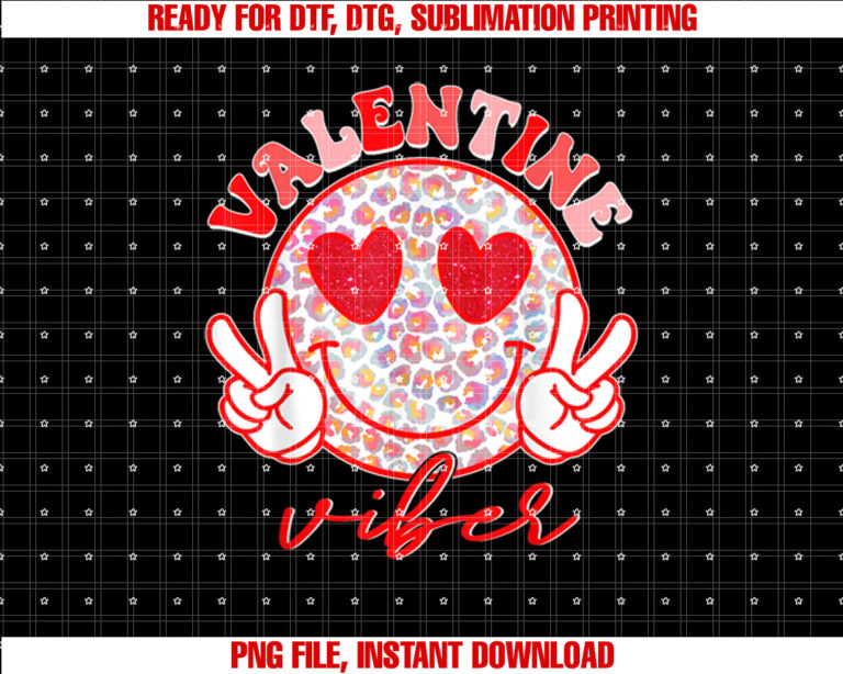 Groovy Valentine Vibes Valentines Day Shirts For Girl Women Shirt PNG, DTF, DTG, Sublimation Design