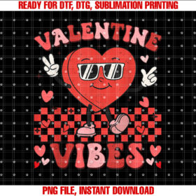 Groovy Valentines Day Shirts For Girl Women Kids Boy Toddler Shirt PNG, DTF, DTG, Sublimation Design