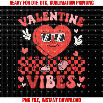Groovy Valentines Day Shirts For Girl Women Kids Boy Toddler Shirt PNG, DTF, DTG, Sublimation Design