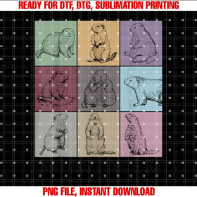 Groundhog Shirt In My Groundhog Era for Groundhog Birthday Shirt PNG, DTF, DTG, Sublimation Design