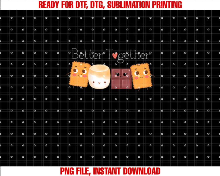 Group Hug Smores Shirt Better Together Cute Camping Lover Shirt PNG, DTF, DTG, Sublimation Design