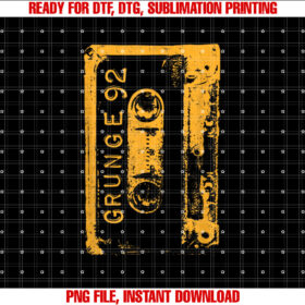 Grunge 90s Vintage Concert Mixtape Retro Shirt PNG, DTF, DTG, Sublimation Design