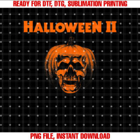 Halloween 2 Pumpkin Face  Shirt PNG, DTF, DTG, Sublimation Design