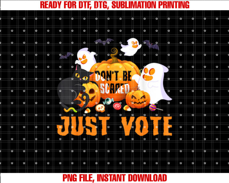 Halloween Election Day 2024 Voting Encouragement Voters Shirt PNG, DTF, DTG, Sublimation Design