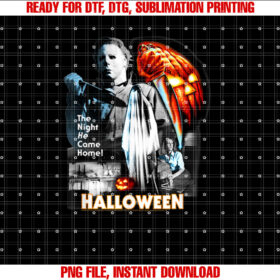 Halloween Poster Collage Shirt PNG, DTF, DTG, Sublimation Design