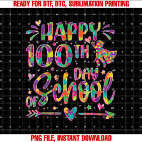 Happy 100th Day Of School Puzzle 100 Days Smarter Shirt PNG, DTF, DTG, Sublimation Design