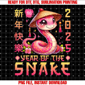 Happy Chinese New Year 2025 Year of the Snake 2025 Shirt design, Digital Download