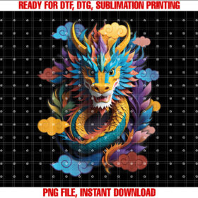 Happy New Year 2026 Stronger Chinese Dragon Decoration Shirt design, Digital Download
