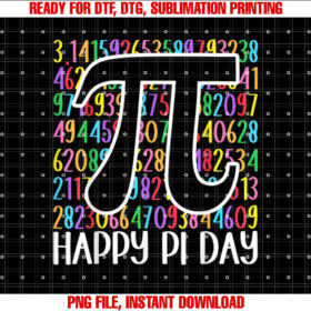 Happy Pi Day Kids Math Teachers Student Professor Pi Day Shirt design, Digital Download