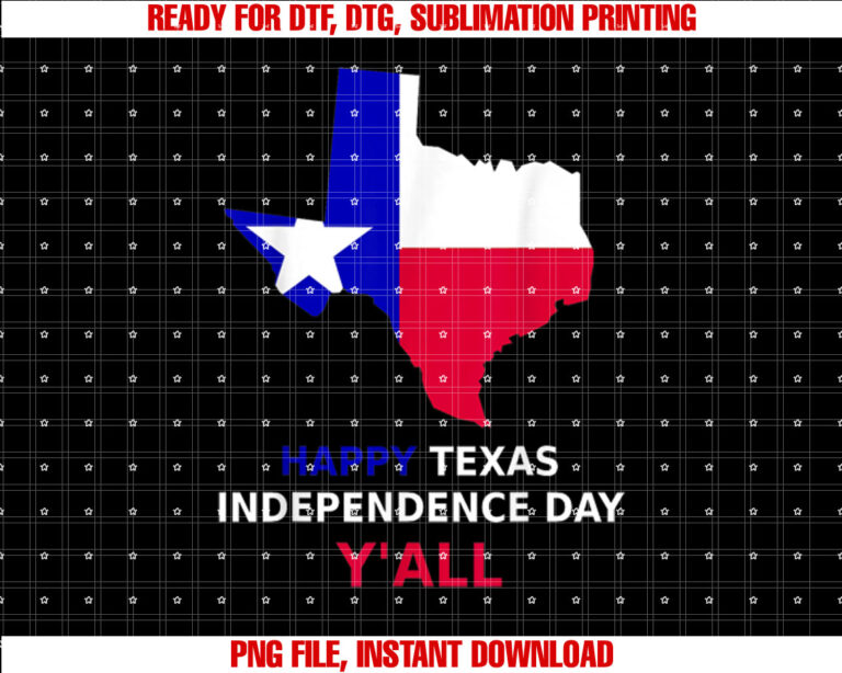 Happy Texas Independence Day Shirt design, Digital Download