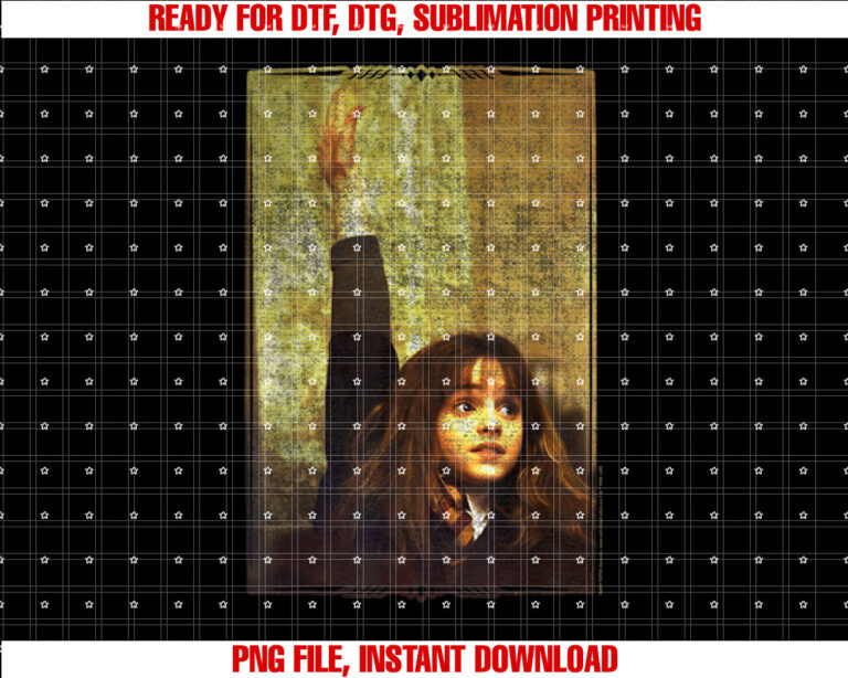 Harry Potter Hermione Granger I Know The Answer Portrait Shirt PNG, DTF, DTG, Sublimation Design