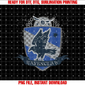 Harry Potter Ravenclaw Quidditch Shield Shirt design, Digital Download