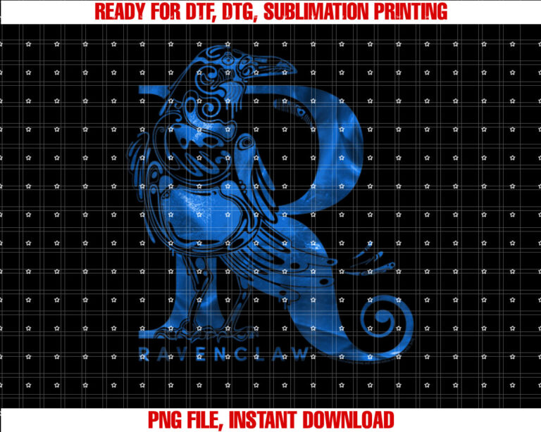 Harry Potter Ravenclaw R Shirt design, Digital Download