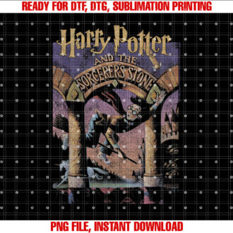 Harry Potter The Sorcerers Stone Book Cover Shirt design, Digital Download