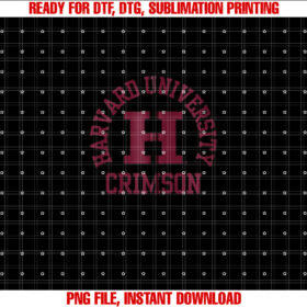 Harvard University Crimson Official NCAA OCIMPHVU004 Shirt PNG, DTF, DTG, Sublimation Design