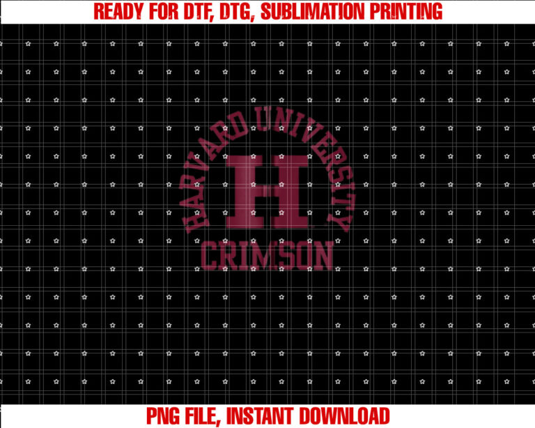 Harvard University Crimson Official NCAA OCIMPHVU004 Shirt PNG, DTF, DTG, Sublimation Design