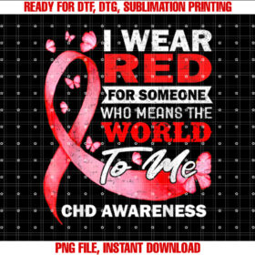 Heart Warrior CHD Awareness Congenital Heart Defect Shirt PNG, DTF, DTG, Sublimation Design