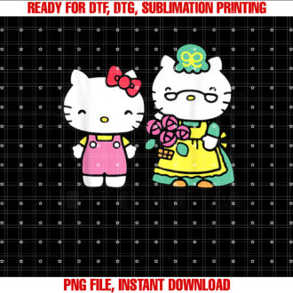 Hello Kitty Best Grandma Shirt PNG, DTF, DTG, Sublimation Design