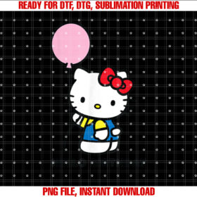 Hello Kitty Hello Birthday Shirt PNG, DTF, DTG, Sublimation Design
