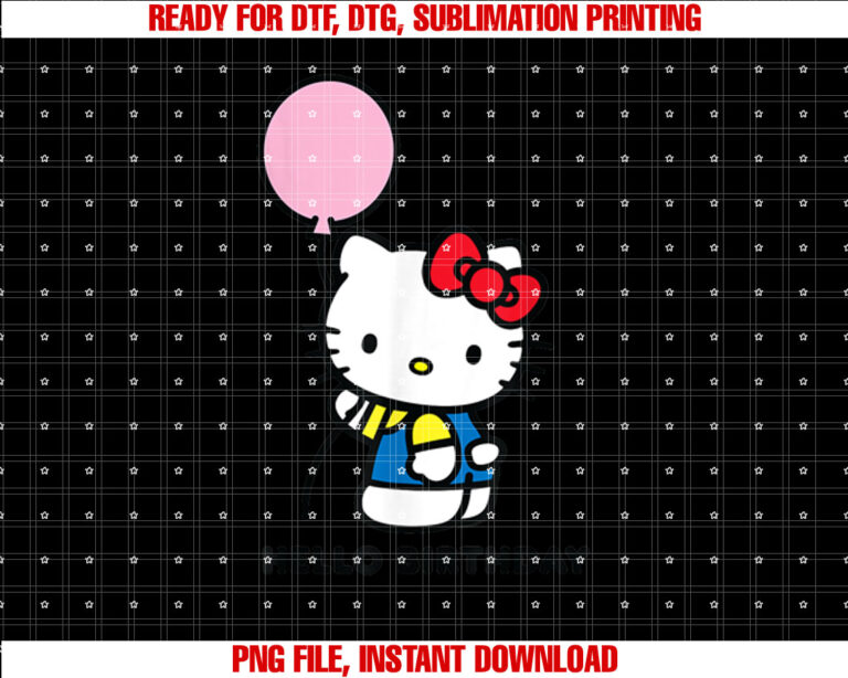 Hello Kitty Hello Birthday Shirt PNG, DTF, DTG, Sublimation Design