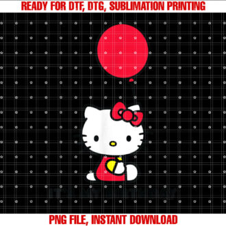 Hello Kitty Its My Birthday Shirt PNG, DTF, DTG, Sublimation Design