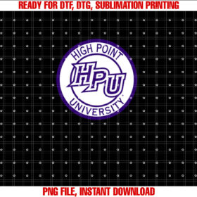 High Point Panthers Official NCAA University PPHPU005  Shirt PNG, DTF, DTG, Sublimation Design