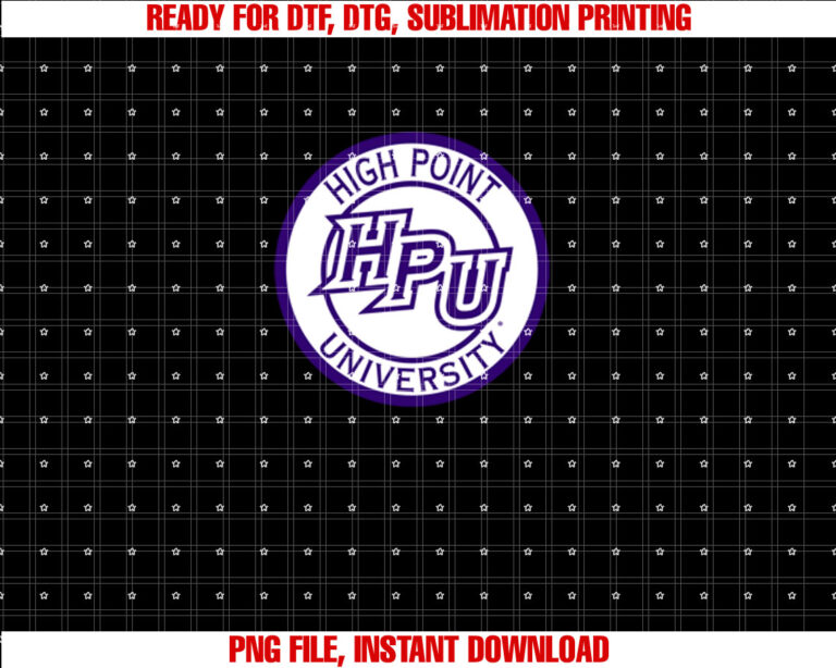 High Point Panthers Official NCAA University PPHPU005  Shirt PNG, DTF, DTG, Sublimation Design