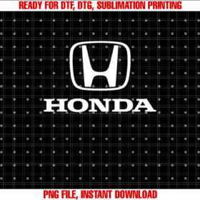 Honda Standard  Shirt PNG, DTF, DTG, Sublimation Design