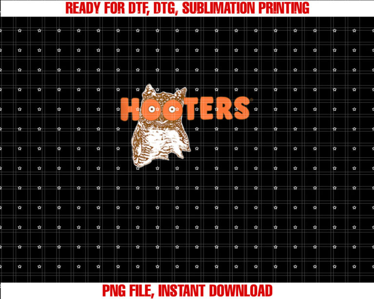 Hooters Retro  Shirt PNG, DTF, DTG, Sublimation Design