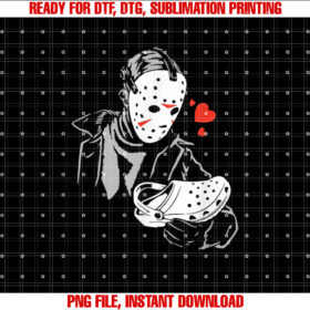 Horror Halloween Love Story Funny Scary Valentines Costume Shirt PNG, DTF, DTG, Sublimation Design