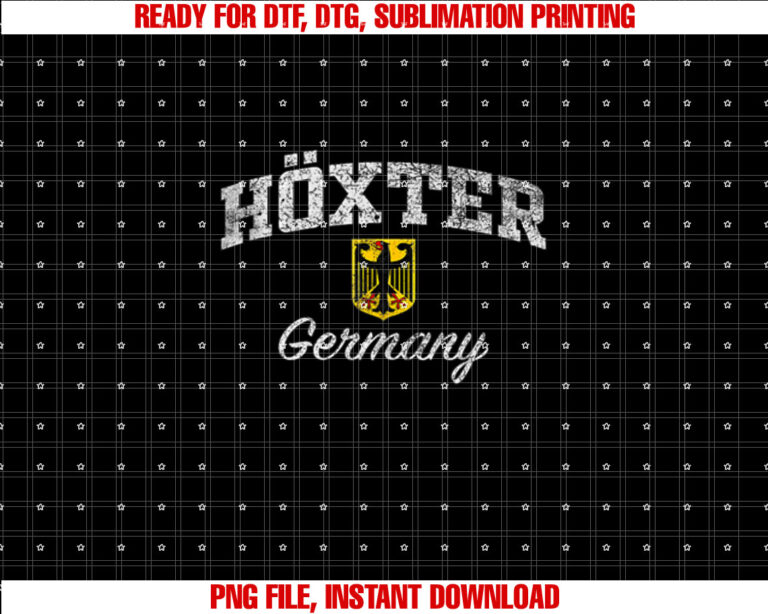 Hoxter Germany Deutschland T-shirt design, Digital Download