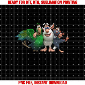 Hugs Booba Friends T-shirt design, Digital Download