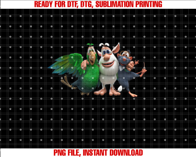 Hugs Booba Friends T-shirt design, Digital Download