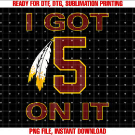 I Got 5 On It NativeInspired Design T-shirt design, Digital Download