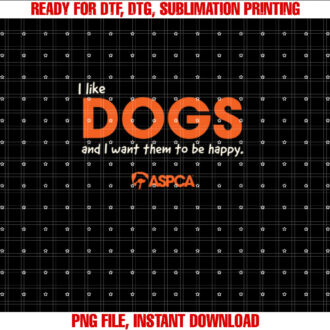 I Like Dogs T-shirt design, Digital Download