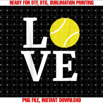 I Love Tennis Tennis Lovers Tee Women Men Kids T-shirt design, Digital Download