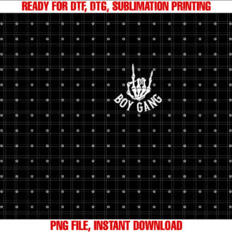 I Run A Boy Gang Boy Mom Funny Skeleton Front and Back T-shirt design, Digital Download