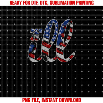 ILL Philadelphia Philly American Flag Grunge Liberty Bell T-shirt, Sublimation Design, Digital Download