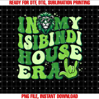 Isibindi House of Courage Groovy Retro School Spirit Lion T-shirt