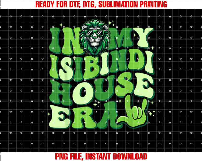 Isibindi House of Courage Groovy Retro School Spirit Lion T-shirt