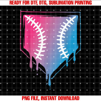 Ice Cream Home Plate Baseball Drip T-shirt design, Digital Download