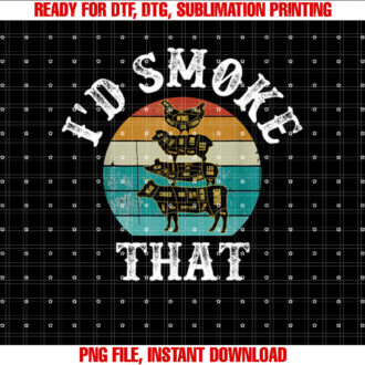 Id Smoke That T-shirt design, Digital Download