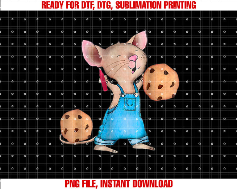 If You Give A Mouse A Cookie Costume Halloween T-shirt, Sublimation Design, Digital Download