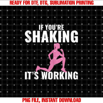 If Youre Shaking Its Working Fitness Trainers Exercise T-shirt